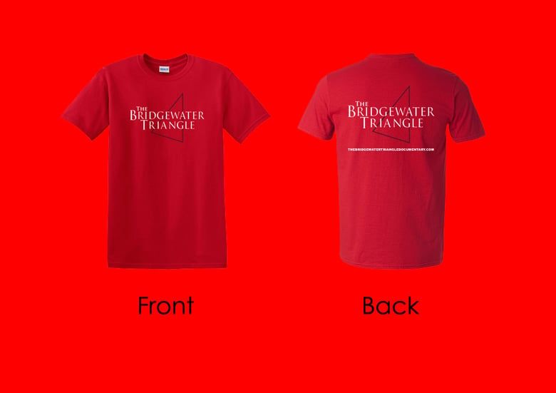 Image of The Bridgewater Triangle T-Shirt - Red