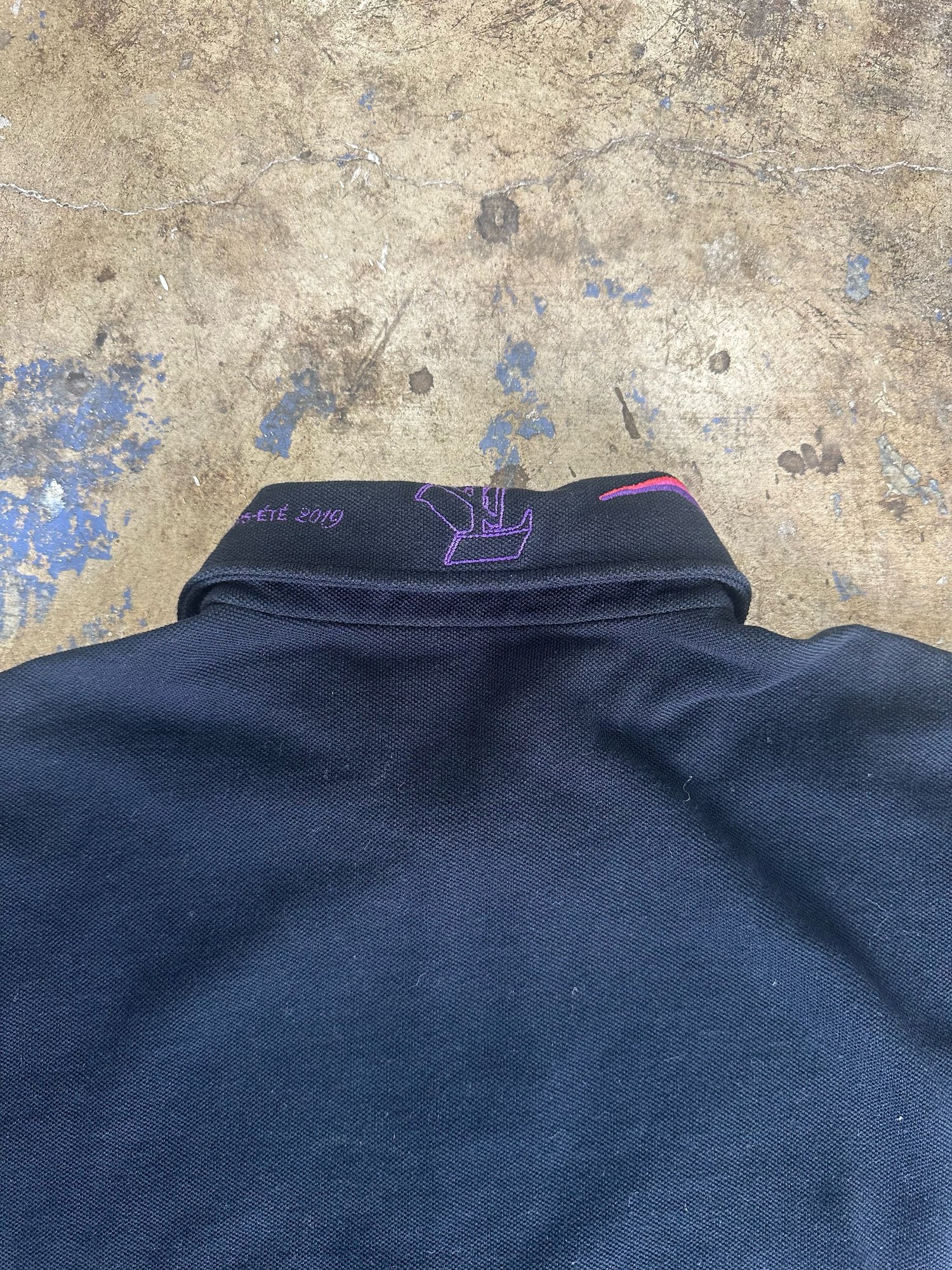 Image of Louis Vuitton SS19 Plain Rainbow Polo Halfzip