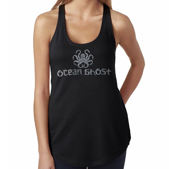 Image of Womens Racerback Terry Tank with Crystals OGWC1001