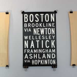 Image of Boston via Hopkinton: Marathon Bus Roll