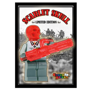 Image of Scarlet Skull Custom Minifig - ON SALE!