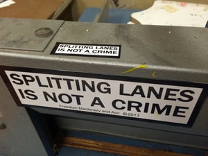 Image of Splitting Lanes Is Not A Crime Sticker Pack