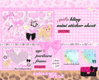 Gal’s Bling sticker sheet