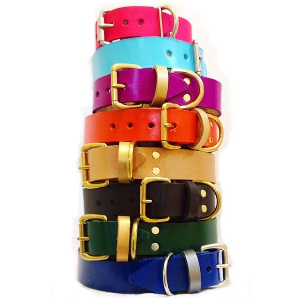 Image of Basic Leather Collars - Assorted Colors
