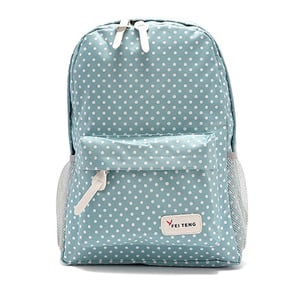 Image of [grxjy5204214]Fashion Polka Dots Canvas Backpack School Bag