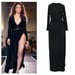 Image of Plunging V-Neck Maxi Dress with Slit