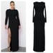 Image of Long Sleeve Maxi Dress with Side Slit