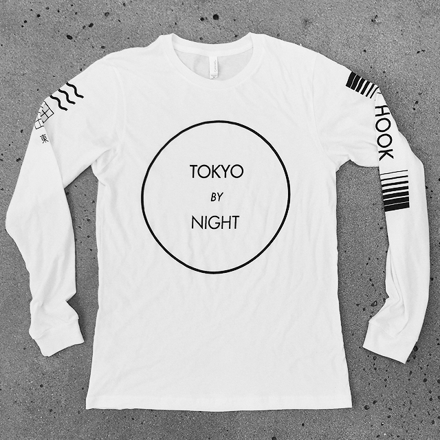 Image of Tokyo By Night Long Sleeve Tee (White)