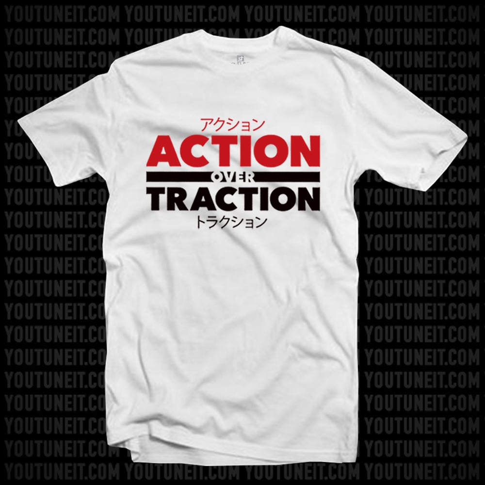 Image of Action Over Traction T-Shirt (White)