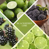 Image 2 of Recycled Glass - Blackberry Lime Soy Wax Candle