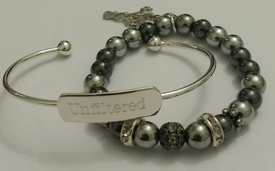 Image of 2 Pc Stamped Set "Unfiltered"