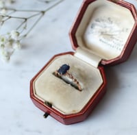 Image 1 of Eleanor Blue Sapphire Ring