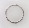 SOLID STERLING SILVER BUBBLE BAR BANGLE