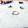 Mini Sparkling Emerald Ring