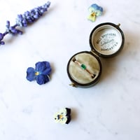 Image 1 of Mini Sparkling Emerald Ring