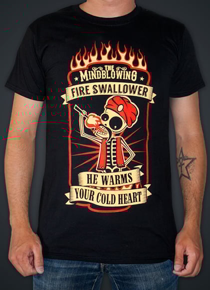 Image of Fire Swallower Man T-Shirt