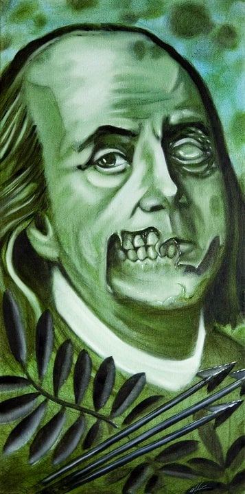 Image of Zombie Ben Franklin