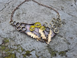 Dandelion necklace