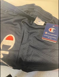 Image 3 of Champion Men’s Mesh Athletic shorts in Navy
