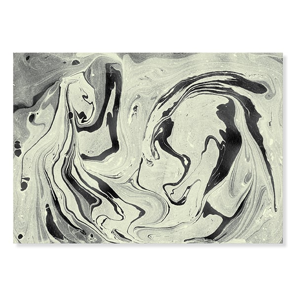 Image of Marble Print / Yellow