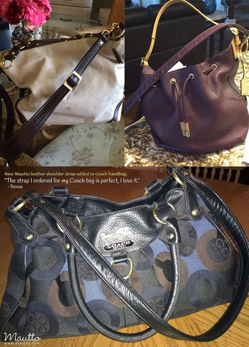 Image of Custom Replacement Straps & Handles for Coach Handbags/Purses/Bags