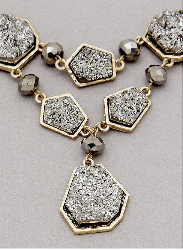 Image of Silver and Gold Linked Necklace