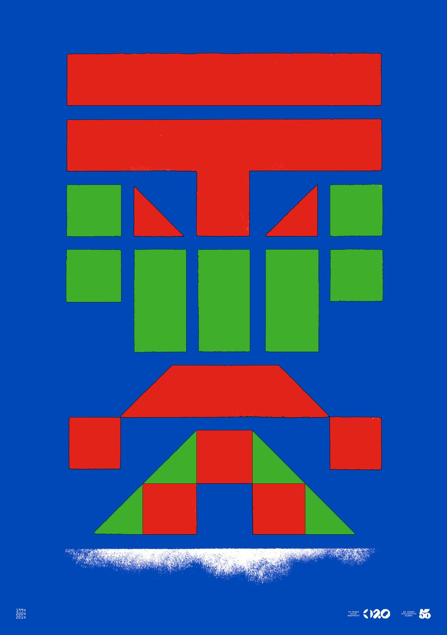 Image of Büro Destruct - Tribler Pixel (Poster)