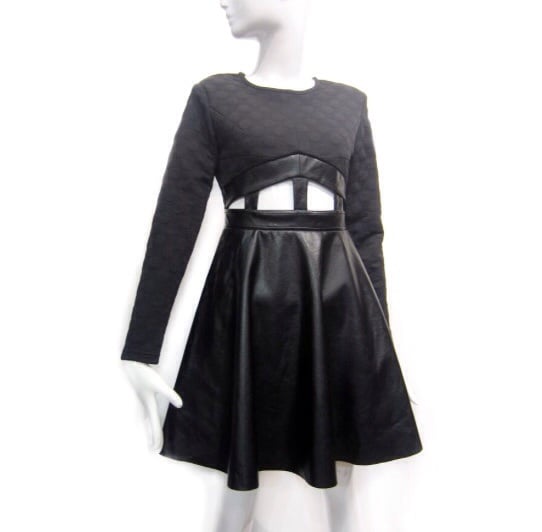 Image of Chaz Cutout Embossed Dress