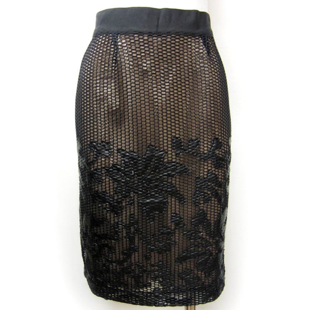 Image of Flora Floral pencil skirt