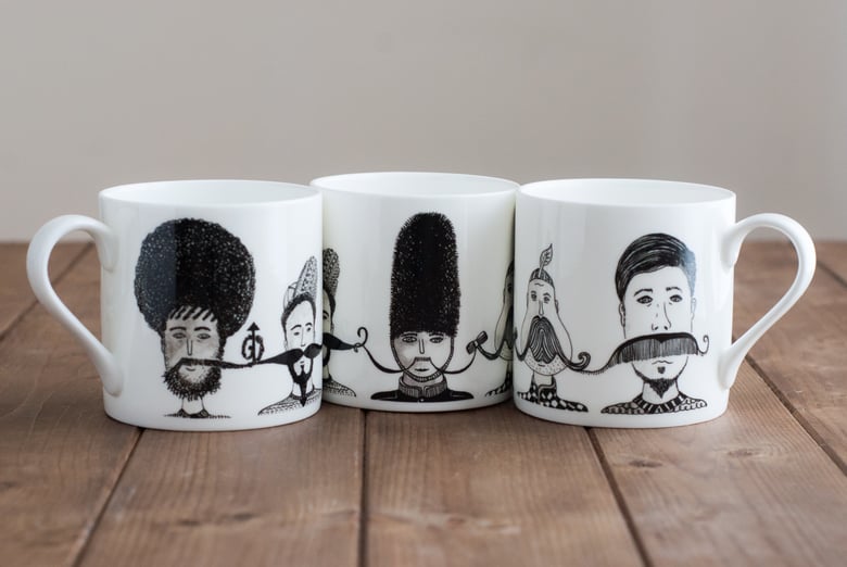 Image of Moustaches on Parade Mug