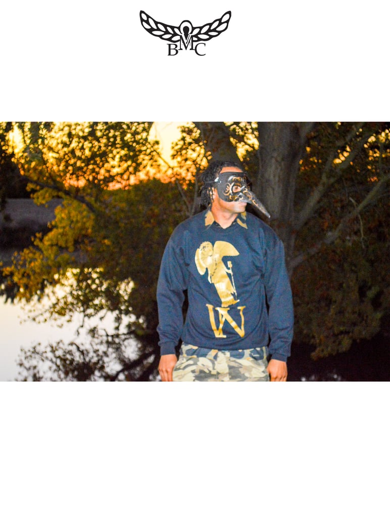 Image of GOLD MVDONNA ANGEL crew neck