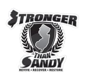 Image of Stronger Than Sandy - Crest Printed 