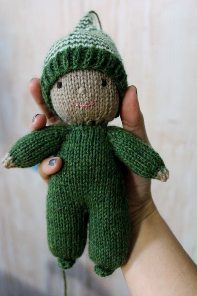 Image of Acorn The Elf Knitting Pattern