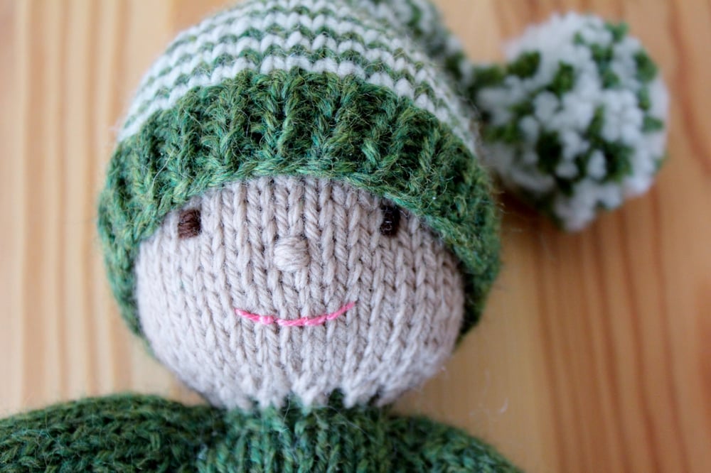 Image of Acorn The Elf Knitting Pattern