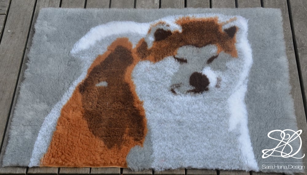 Image of TAPIS POUR CHIEN MODELE AKITA