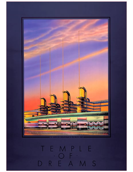 Image of "TEMPLE OF DREAMS" AMERICAN CINEMATHEQUE - 1985