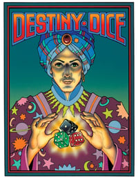 "DESTINY DICE" FORTUNE TELLING GAME - FALL 1987