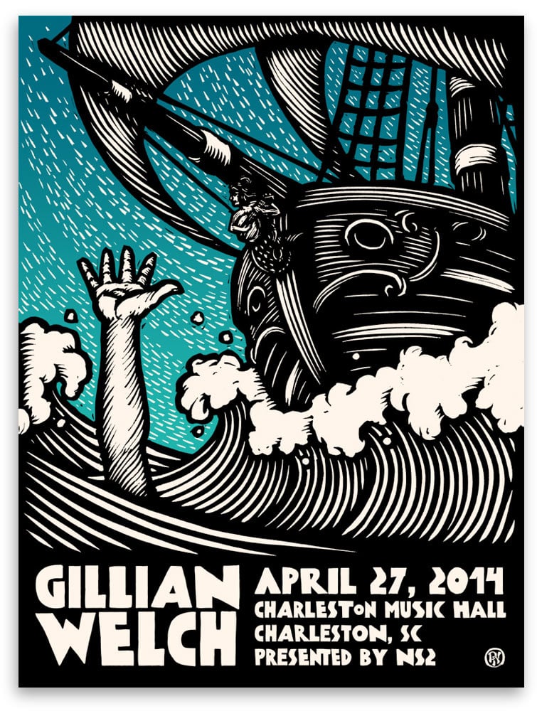 Gillian Welch Poster (Throw Me a Rope)