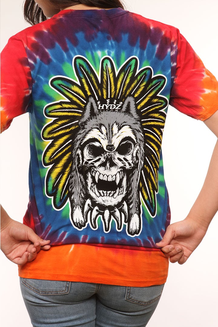 HYDZ Gear | Wolf Spirit / Shirt - Tie Dye