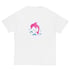 Color Dlophin Tee in white or mango Image 3