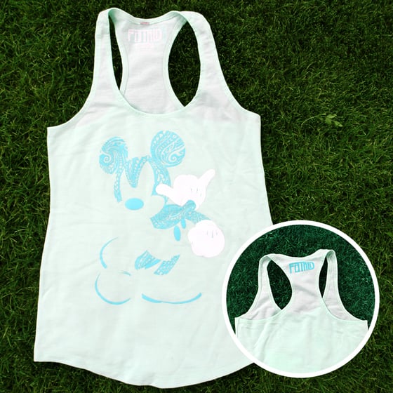 Image of SHAKA MOUSE | WOMENS RACERBACK TANK