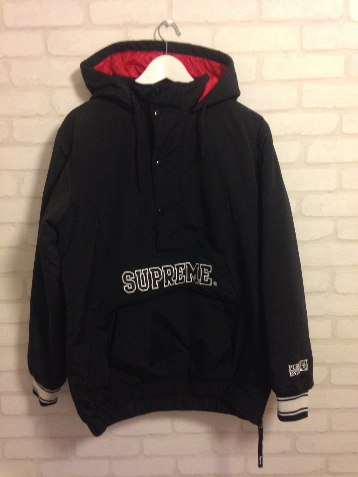 Supreme public enemy store starter jacket