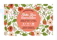 Floral Baby Announcement