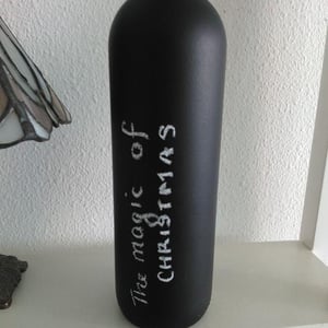 Tall Chalkboarded Bottle