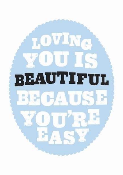 Image of Loving You is Beautiful - Print
