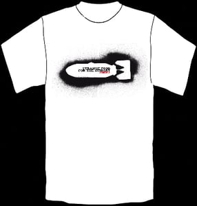 Image of T-shirt white with Strange Food/bomb design (girls & boys)