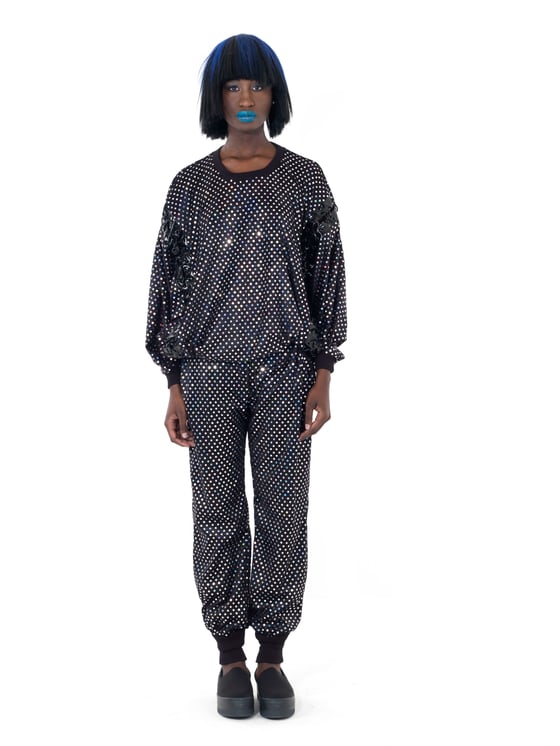 Image of Sequin jogger