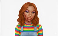 Image 1 of horror decals 
