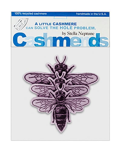 Image of Iron-On Cashmere Bees - Lavender