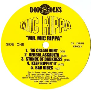 Image of MIC RIPPA "MR. MIC RIPPA" ***SOLD OUT***